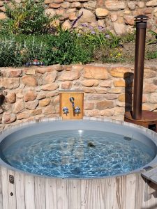 Hot tub at big pool