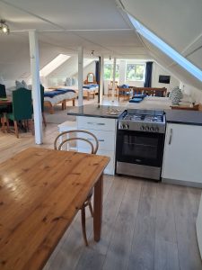 Loft apartment with kitchenette